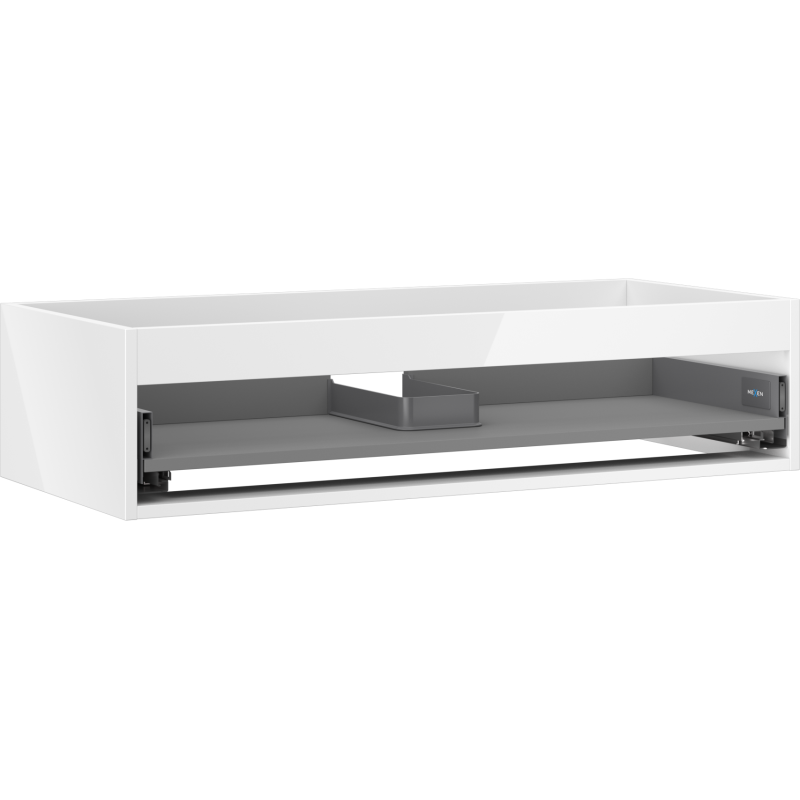 Mexen Box-A corp dulap de lavoar 100 cm, 1 sertar, alb lucios - 91AX0-1000-235-1-00