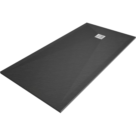 Mexen Stone+ kompozit zuhanytálca, téglalap alakú, 180 x 90 cm, antracit - 44719018