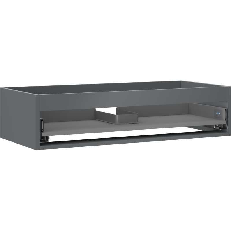 Mexen Box-A corp dulap sub chiuvetă 100 cm, 1 sertar, grafit mat - 91AX0-1000-235-1-66