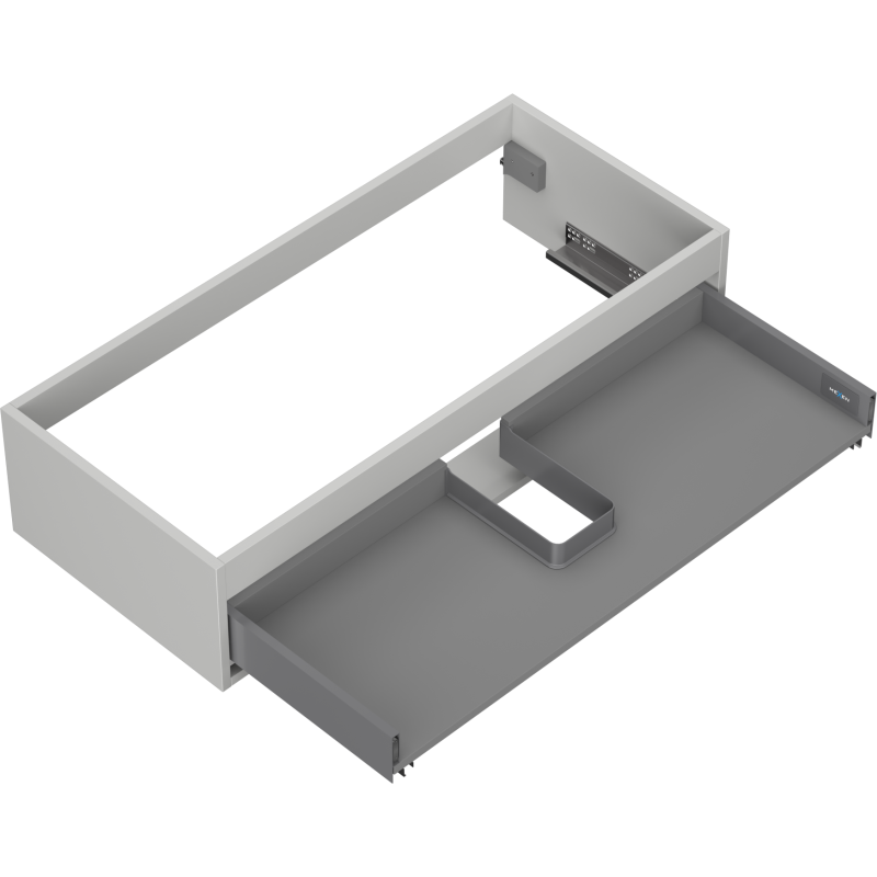 Mexen Box-A corp dulap sub chiuvetă 100 cm, 1 sertar, gri mat - 91AX0-1000-235-1-62