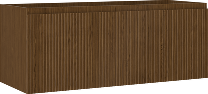 Mexen Rivel fürdőszobai szekrény mosdóhoz 120 cm, 1 fiók, barázdált, dió - 91A20-12047-1-BF86