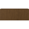 Mexen Rivel dulap baie deasupra lavoarului 120 cm, 1 sertar, cu striații, nuc - 91A20-12047-1-BF86
