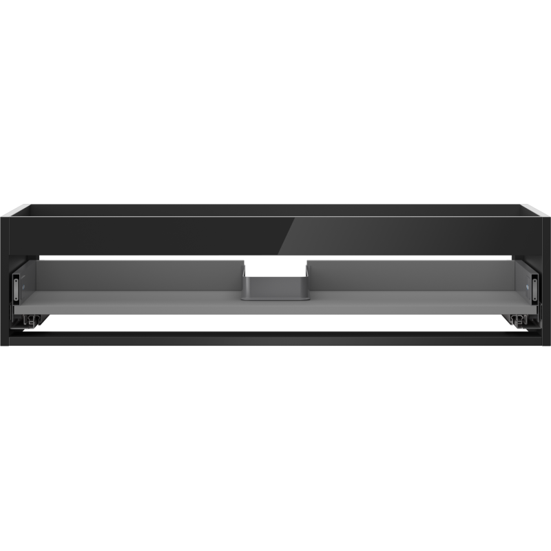 Mexen Box-A mosdó alatti szekrény korpusza 100 cm, 1 fiók, fekete fényes - 91AX0-1000-235-1-70