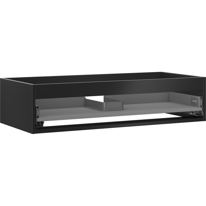Mexen Box-A corp dulap sub lavoar 100 cm, 1 sertar, negru mat - 91AX0-1000-235-1-71