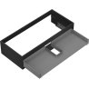 Mexen Box-A corp dulap sub lavoar 100 cm, 1 sertar, negru mat - 91AX0-1000-235-1-71
