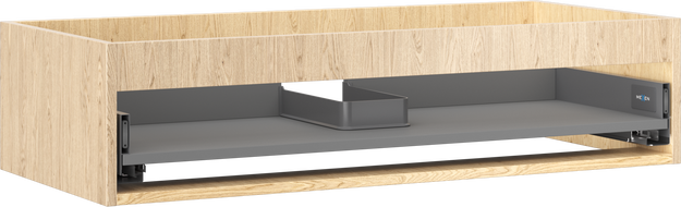Mexen Box-A corpul dulapului de baie de 100 cm, 1 sertar, stejar - 91AX0-1000-235-1-81