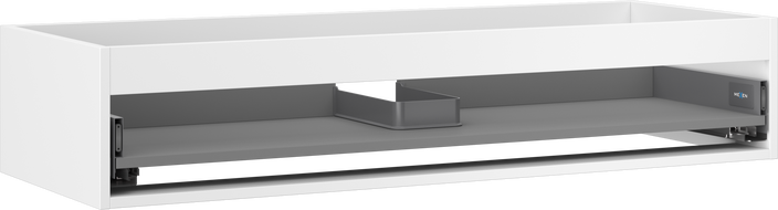 Mexen Box-A cadru dulap sub chiuvetă 120 cm, 1 sertar, alb mat - 91AX0-1200-235-1-01