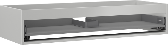 Mexen Box-A mosdószekrény korpus 120 cm, 1 fiók, szürke matt - 91AX0-1200-235-1-62