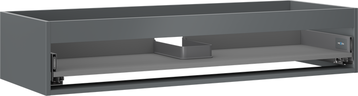Mexen Box-A corp dulap pentru lavoar 120 cm, 1 sertar, grafit mat - 91AX0-1200-235-1-66