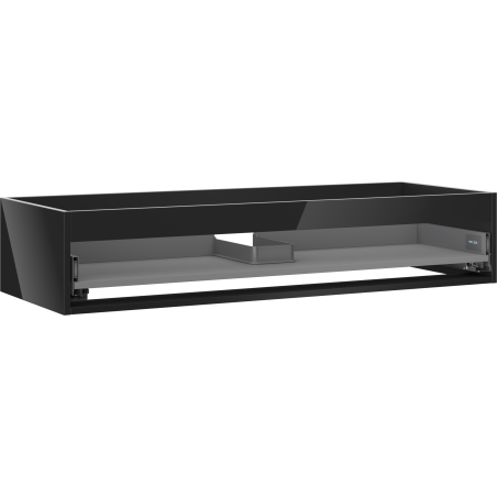 Mexen Box-A corp dulap pentru lavoar 120 cm, 1 sertar, negru lucios - 91AX0-1200-235-1-70