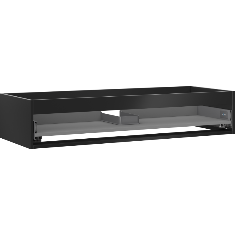 Mexen Box-A corp dulap sub chiuvetă 120 cm, 1 sertar, negru mat - 91AX0-1200-235-1-71