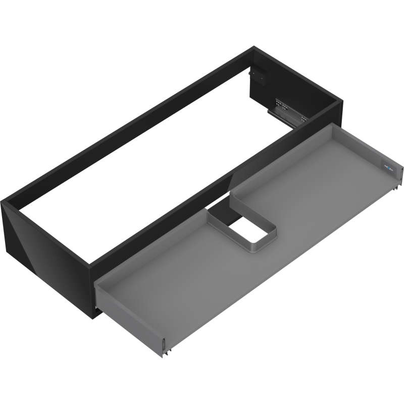 Mexen Box-A corp dulap sub chiuvetă 120 cm, 1 sertar, negru lucios - 91AX0-1200-235-1-70