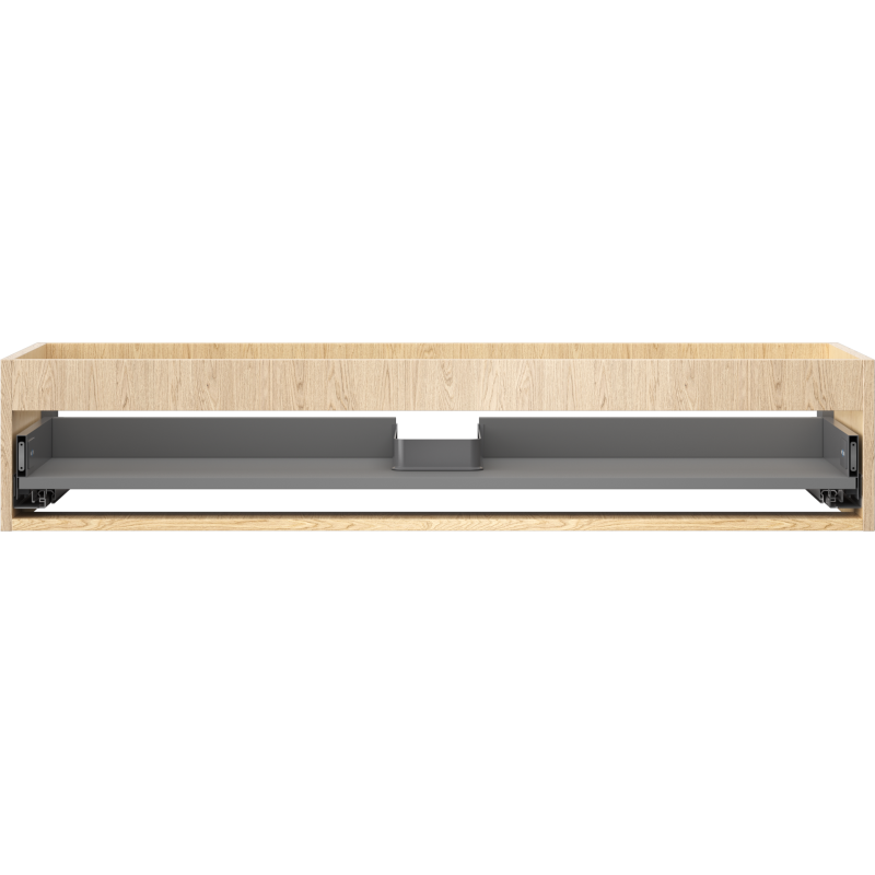 Mexen Box-A mosdószekrény korpus 120 cm, 1 fiók, tölgy - 91AX0-1200-235-1-81