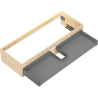 Mexen Box-A carcasă dulap pentru lavoar 120 cm, 1 sertar, stejar - 91AX0-1200-235-1-81
