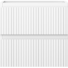 Mexen Rivel dulap baie sub chiuvetă 50 cm, 2 sertare, canelat, alb mat - 91A20-05047-2-BFF01