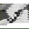 Mexen Stone+ szögletes kompozit zuhanytálca 200 x 90 cm, Antracitszürke - 44719020