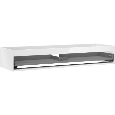 Mexen Box-A corp bază pentru dulap de baie 140 cm, 1 sertar, alb lucios - 91AX0-1400-235-1-00