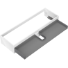 Mexen Box-A corp bază pentru dulap de baie 140 cm, 1 sertar, alb lucios - 91AX0-1400-235-1-00