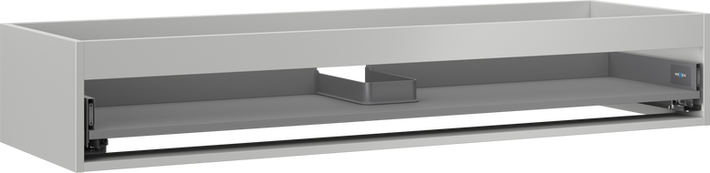 Mexen Box-A corp dulap sub chiuvetă 140 cm, 1 sertar, gri mat - 91AX0-1400-235-1-62
