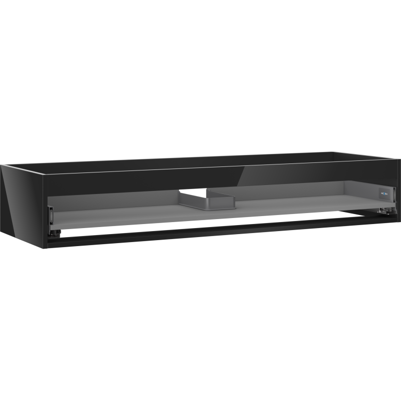 Mexen Box-A corp dulap sub chiuvetă 140 cm, 1 sertar, negru lucios - 91AX0-1400-235-1-70