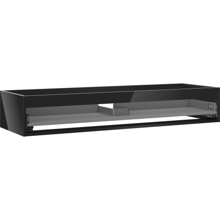Mexen Box-A corp dulap sub chiuvetă 140 cm, 1 sertar, negru lucios - 91AX0-1400-235-1-70