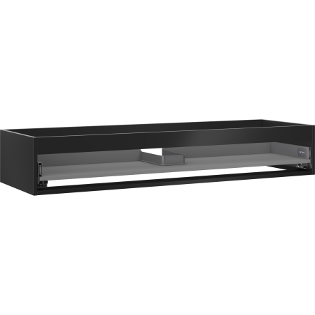 Corp Mexen Box-A pentru dulap de lavoar 140 cm, 1 sertar, negru mat - 91AX0-1400-235-1-71
