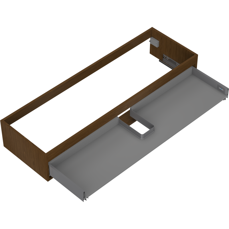 Mexen Box-A mosdószekrény 140 cm, 1 fiók, dió - 91AX0-1400-235-1-86