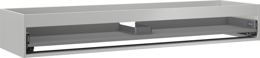 Mexen Box-A corp dulap lavoar 160 cm, 1 sertar, gri mat - 91AX0-1600-235-1-62