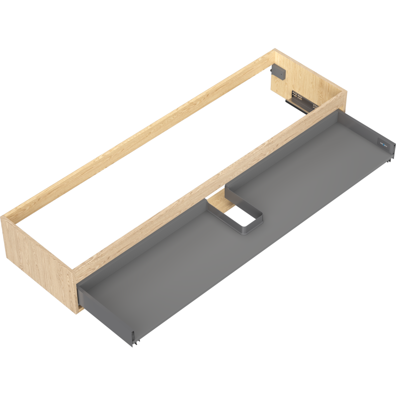 Mexen Box-A mosdó alatti szekrénytest 160 cm, 1 fiók, tölgy - 91AX0-1600-235-1-81
