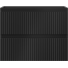Mexen Rivel dulap baie sub lavoar 60 cm, 2 sertare, cu riflaj, negru mat - 91A20-06047-2-BFF71