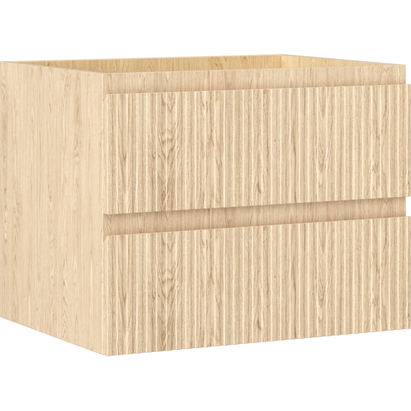 Mexen Rivel mosdó alatti szekrény 60 cm, 2 fiók, hornyos, tölgy - 91A20-06047-2-BFF81