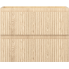 Mexen Rivel dulap baie sub chiuvetă 60 cm, 2 sertare, canelat, stejar - 91A20-06047-2-BFF81