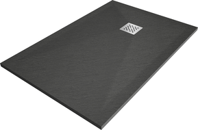 Mexen Stone+ brodzik compozit dreptunghiular 140 x 100 cm, antracit - 44711014