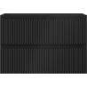 Mexen Rivel dulap baie sub chiuvetă 70 cm, 2 sertare, canelată, negru mat - 91A20-07047-2-BFF71
