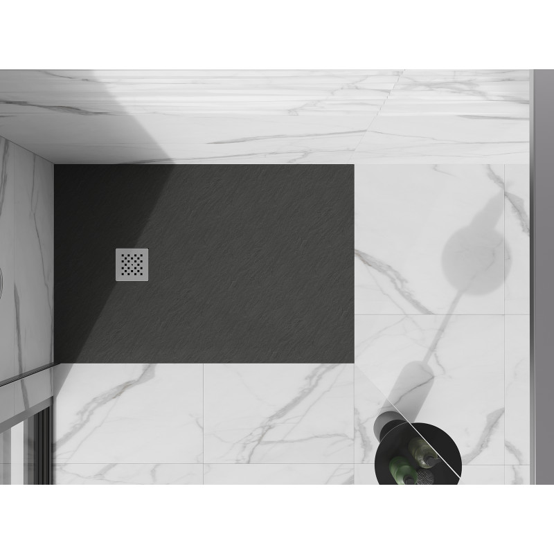 Mexen Stone+ brodzik compozit dreptunghiular 140 x 100 cm, antracit - 44711014