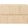 Mexen Rivel dulap baie de sub lavoar 70 cm, 2 sertare, canelat, stejar - 91A20-07047-2-BFF81