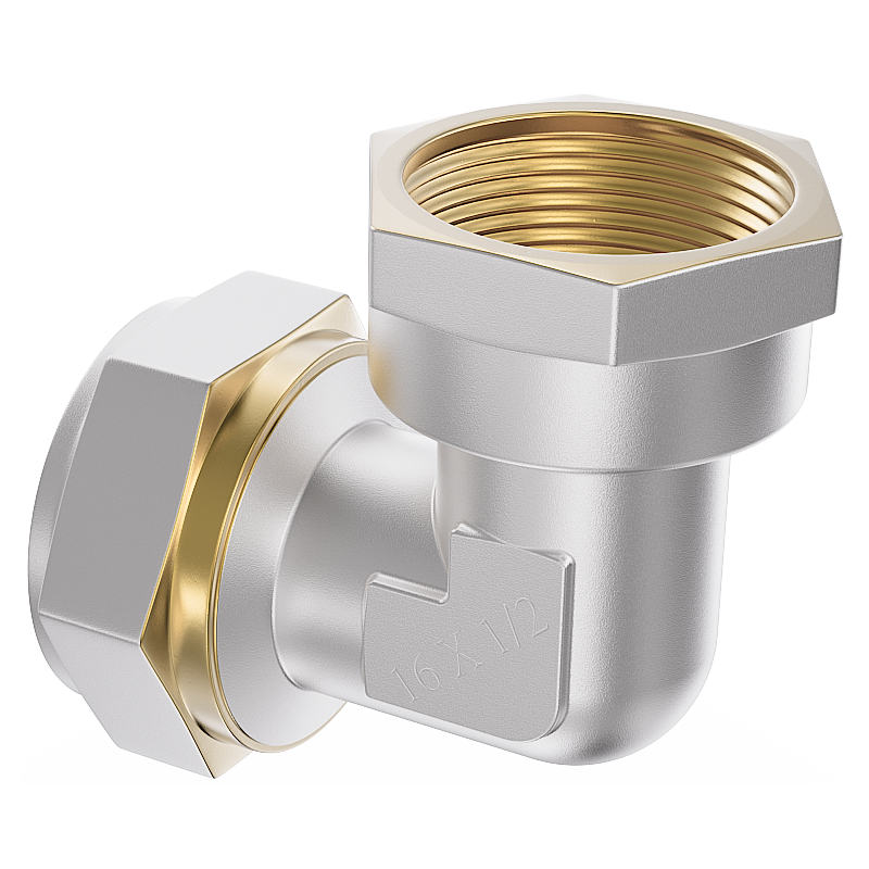 Mexen PEX-S csavart PEX könyök 16 x 1/2 BB - W97226-1612F-00