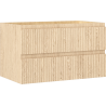 Mexen Rivel dulap de baie sub lavoar 80 cm, 2 sertare, cu șanțuri, stejar - 91A20-08047-2-BFF81