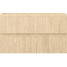 Mexen Rivel dulap de baie sub lavoar 80 cm, 2 sertare, cu șanțuri, stejar - 91A20-08047-2-BFF81