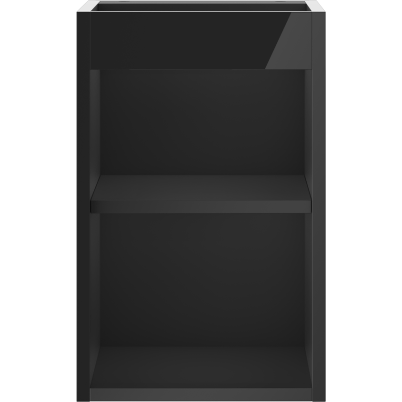 Mexen Box-A corp dulap suspendat de baie 30 cm, negru lucios - 91AX1-0300-470-1-70