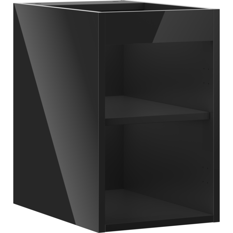 Mexen Box-A corp dulap suspendat de baie 30 cm, negru lucios - 91AX1-0300-470-1-70
