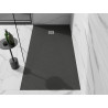 Mexen Stone+ 160 x 100 cm-es kompozit téglalap alakú zuhanytálca, antracit - 44711016