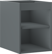 Mexen Box-A carcasă dulap pentru chiuvetă 35 cm, grafit mat - 91AX1-0350-470-1-66