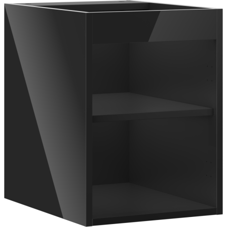 Mexen Box-A mosdószekrény test 35 cm, fekete fényes - 91AX1-0350-470-1-70