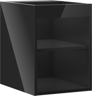 Mexen Box-A corp dulap sub chiuvetă 35 cm, negru lucios - 91AX1-0350-470-1-70