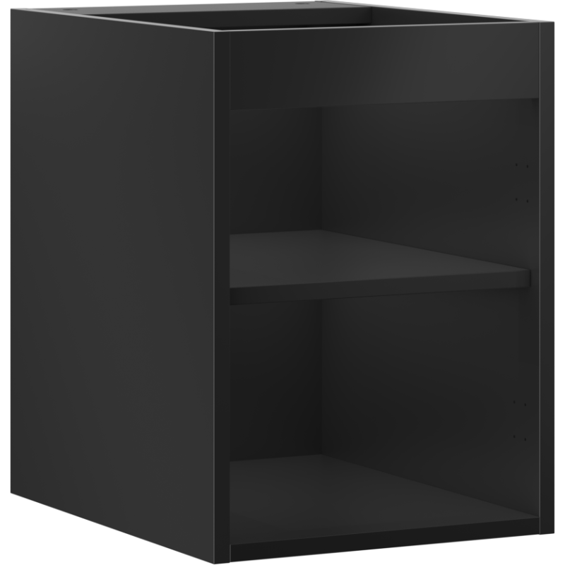 Mexen Box-A mosdószekrény 35 cm, fekete matt - 91AX1-0350-470-1-71