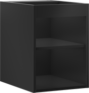 Mexen Box-A mosdószekrény korpus 35 cm, fekete matt - 91AX1-0350-470-1-71