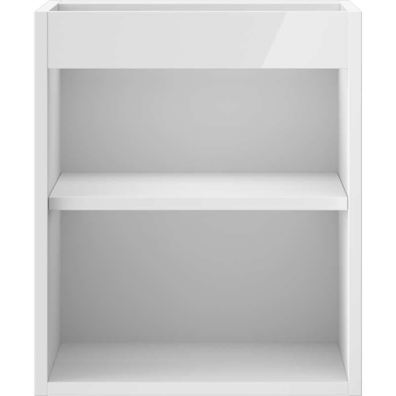 Mexen Box-A mosdószekrény korpus, 40 cm, fehér fényes - 91AX1-0400-470-1-00