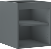 Mexen Box-A corp dulap pentru lavoar 40 cm, grafit mat - 91AX1-0400-470-1-66