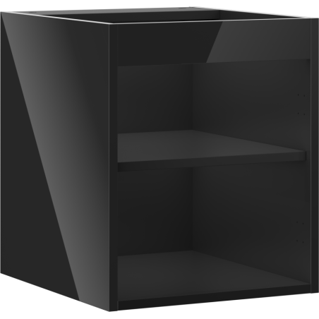 Mexen Box-A mosdószekrény korpus 40 cm, fekete fényes - 91AX1-0400-470-1-70